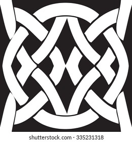 Seamless vintage pattern. Ethnic vector textured background from Byzantine