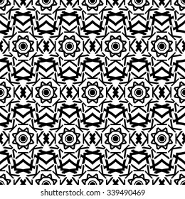 Seamless vintage pattern. Geometric abstract seamless pattern. Classic background. Vector illustration. Endless texture for wallpaper, fill, web page background, surface texture.