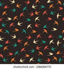 Seamless vintage pattern for gift wrap and fabric design