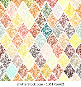 Seamless vintage pattern. Grunge texture. Prints for textiles. Vector illustration.