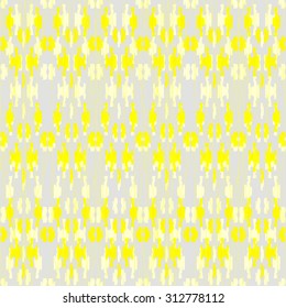 Seamless vintage pattern ikat. Abstract ethnic ikat ornament.