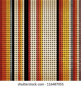 Seamless vintage pattern. Multicolored dot background, Eps 10