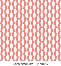seamless vintage pattern of ovals and dots.