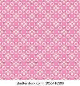Seamless vintage pattern with quatrefoils. Seamless vector background.