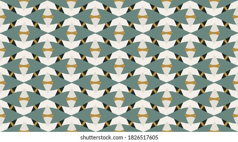 Nahtloses Vintage-Muster.  Tapete mit Retro-Stoffstruktur.  Kreative, luxuriöse Grafikdesign. Nahtloses Vektormuster. 