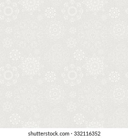 seamless vintage pattern from snowflakes. 10 eps