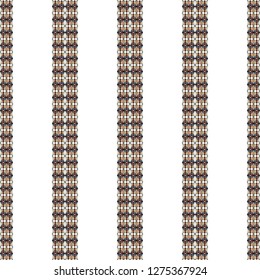 Seamless vintage pattern. Strips design background. 
