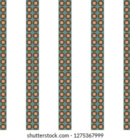 Seamless vintage pattern. Strips design background. 