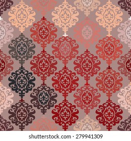 Seamless vintage pattern for textiles
