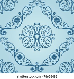 Nahtlose Vintage Muster Textur. Hintergrundbild, Vektorgrafik