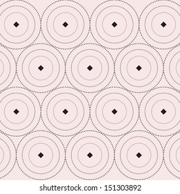 Seamless Vintage Pattern - Vector Illustration, Graphic Design Useful For Your Design.  