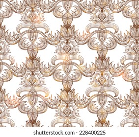 Seamless vintage pattern. Vector illustration, EPS 10 