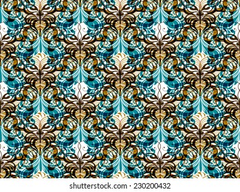 Seamless vintage pattern. Vector illustration, EPS 10 
