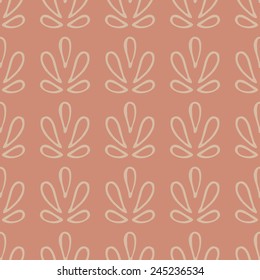 Seamless with vintage pattern. Vector illustration