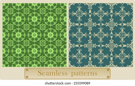 Seamless vintage pattern. Vector ornament.