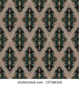 Seamless vintage pattern wallpaper background