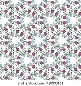 Seamless vintage pattern.Endless texture can be used for printing onto fabric and paper or scrap booking. 