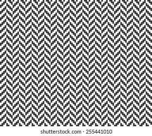 Seamless vintage pixel herringbone pattern