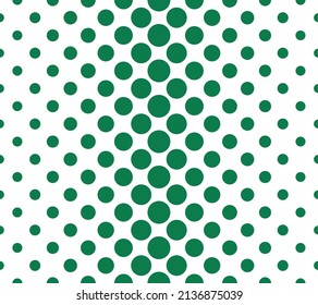 Seamless vintage polka dot pattern. Vector Illustration.