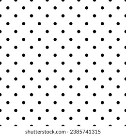 Seamless vintage polka dot pattern. Vector Illustration.