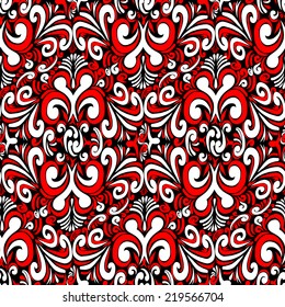 Seamless vintage red background