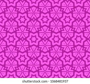 Seamless vintage , retro style geometric pattern. Vector illustration. For design, wallpaper, background.