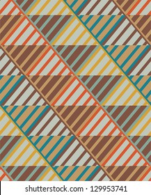 Seamless vintage stripes pattern