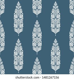 Seamless vintage textile floral pattern