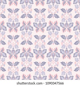 Fondo vectorial vintage impecable. Papel tapiz floral vectorial