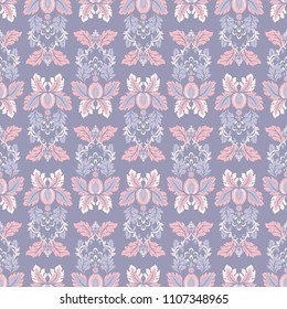 Seamless vintage vector background. Vector floral wallpaper