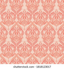 Seamless Vintage Vector Background. Vector Floral Wallpaper Baroque Style Pattern