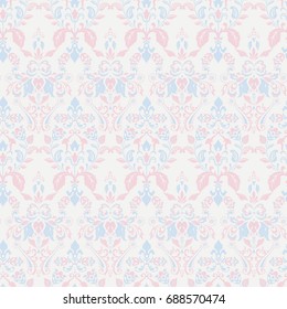 Seamless vintage vector background. Vector floral wallpaper baroque style pattern