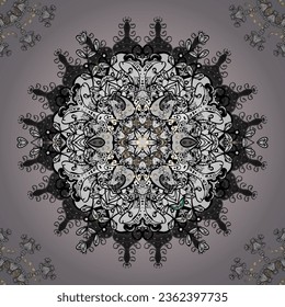 seamless vintage. vector Cute fabric pattern. Colour Spring Theme seamless pattern Background. Flat Flower Elements Design. Mandala.
