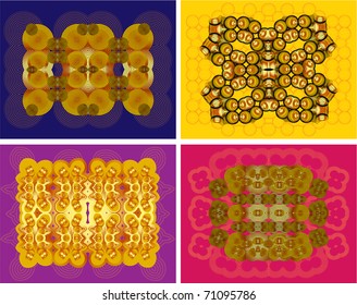 Seamless vintage vector ornament.