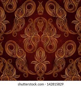 Seamless vintage wallpaper