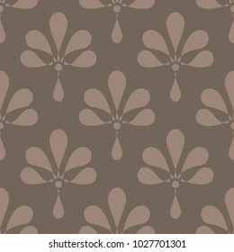 Seamless vintage wallpaper background for design. Vector illustration.