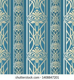 Seamless vintage wallpaper or background for design.