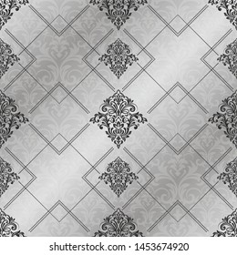 Seamless vintage wallpaper or background for design.