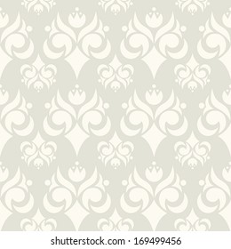 Seamless vintage wallpaper background for design. Vector illustration.