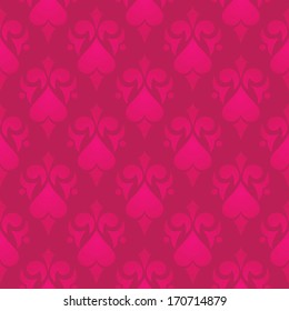 Seamless vintage wallpaper background for design. Vector illustration.