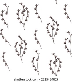 Seamless vintage wallpaper background floral and graphic ornament
