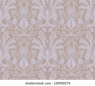 Seamless vintage wallpaper pattern