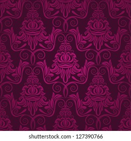 Seamless vintage wallpaper pattern