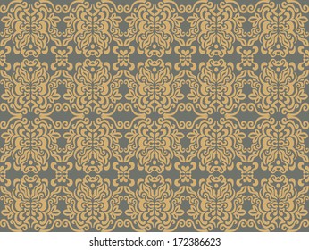 Seamless vintage wallpaper pattern