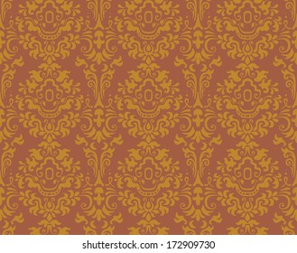 Seamless vintage wallpaper pattern