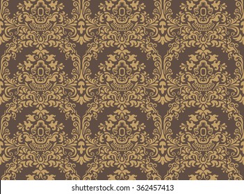 Seamless vintage wallpaper pattern