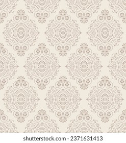 Seamless vintage wallpaper pattern design