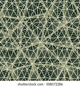 Seamless vintage wallpaper pattern. Geometric decorative background