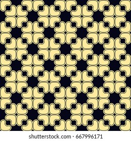 Seamless vintage wallpaper pattern. Ornamental decorative background. Vector template can be used for design of wallpaper, fabric, oilcloth, textile, wrapping paper and other design