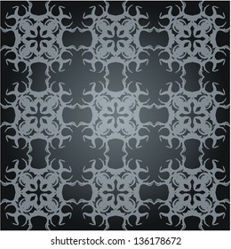 Seamless vintage wallpaper template